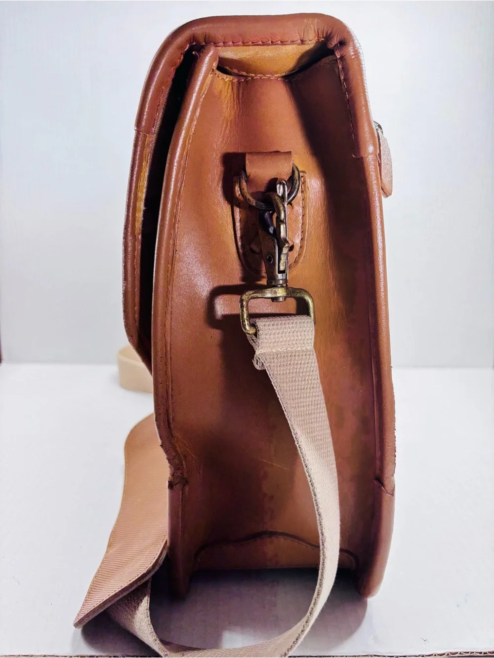 Rawlings Baseball Glove Bag Briefcase Leather  Carry-On  Travel Tan Vintage